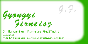 gyongyi firneisz business card